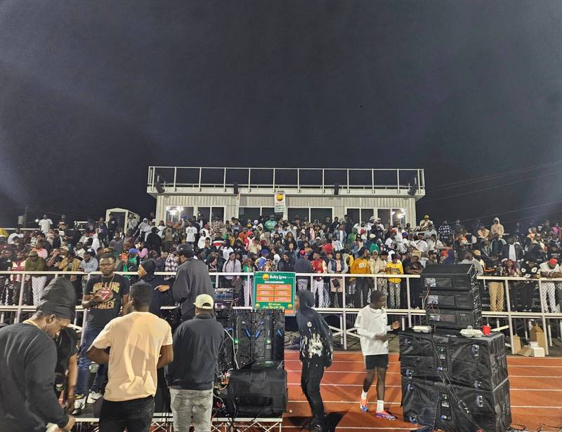 Packed Stands at Hyde Park