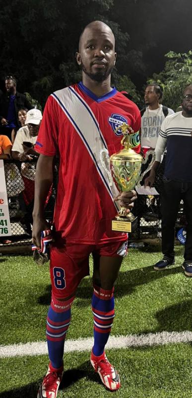 MVP with the Trophy